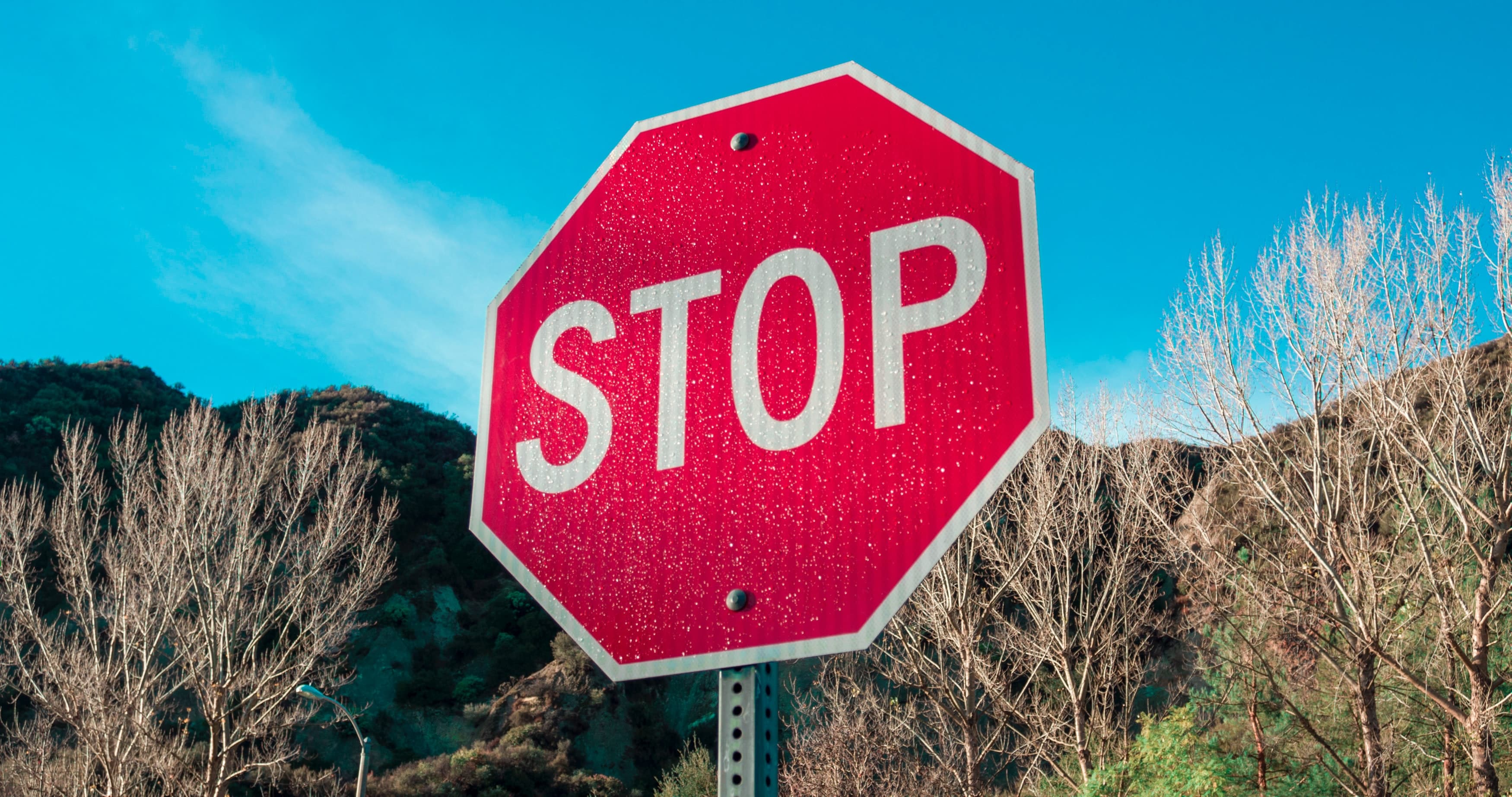 Stop sign