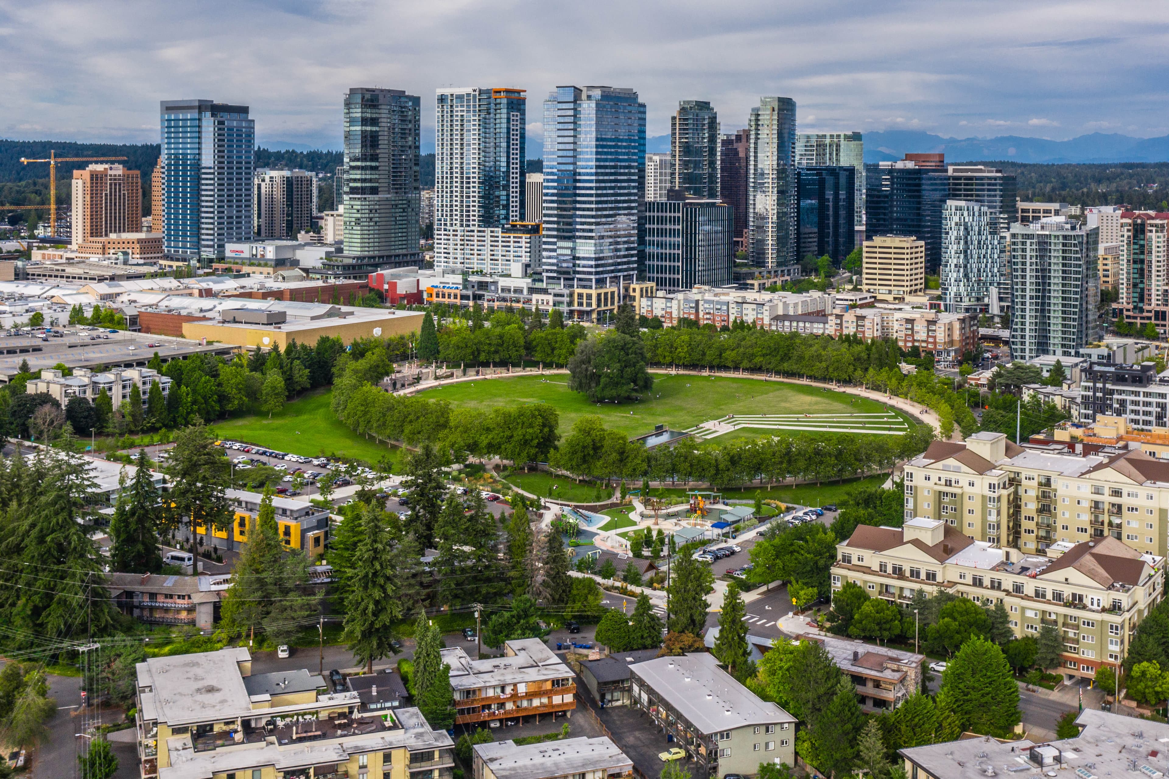 Photo of downtown Bellevue, Washington